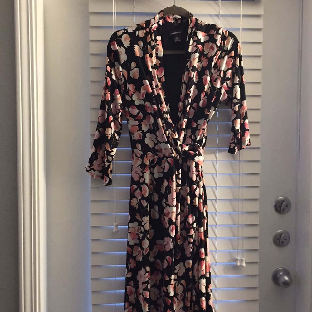 Floral Wrap Dress